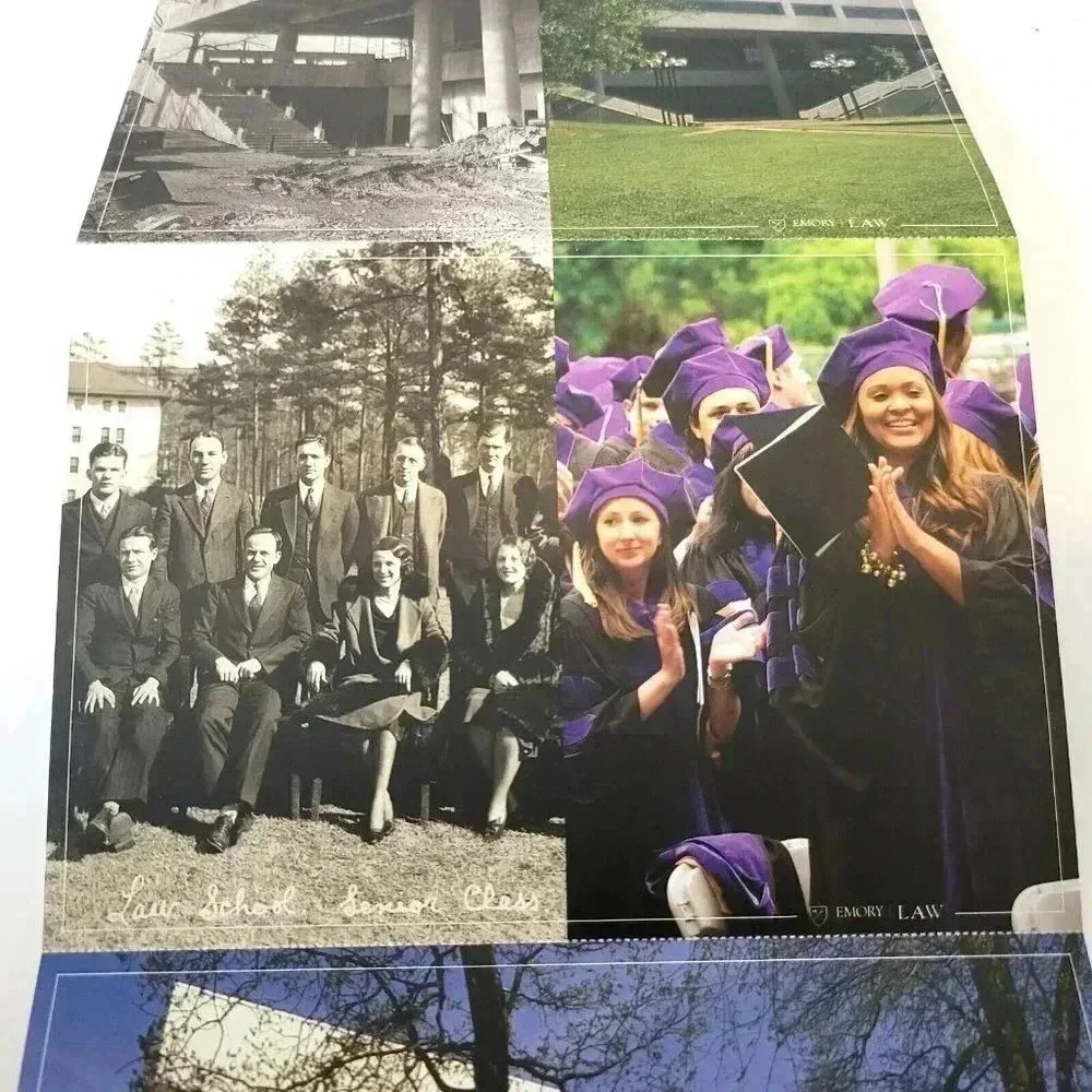 Emory Law School Postcard Set of 4 NEW Gambrell Hall Graduating Students 7